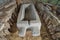 Sarcophagus closeup in San Agustin Colombia