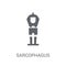 Sarcophagus icon. Trendy Sarcophagus logo concept on white background from Museum collection