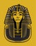 Sarcophagus pharaoh illustration