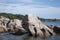 Sardinia capriccioli bay whale rocks