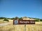 Sardinia. Carbonia. Nuraghe Sirai. Touristic signal at entrance of the nuragic archeological area