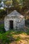 Sardinia. San NicolÃ² d'Arcidano. Ancient domed building that from time immemorial has kept the spring water Mitza de Fagoi