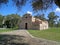 Sardinia. Sardara. Country church of Santa Maria de Is Acquas, 11th - 12th century AD, Romanesque-style