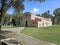 Sardinia. Sardara. Country church of Santa Maria de Is Acquas, 11th - 12th century AD, Romanesque-style