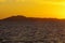 Sardinia. Southwestern coast. The Gulf of Palmas at sunset