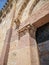 Sardinia. Tratalias. Medieval Cathedral of Santa Maria of Monserrato. Architectonic detail