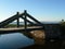 Sardinia. Wooden bridge