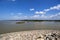 Sardis Dam and reservoir lake