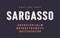 Sargasso bold san serif vector font, alphabet, typeface