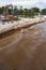 Sargassum algae covers the popular vacation beach of Playa Del C