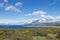 Sarmiento Lake view  Torres del Paine  Chile