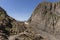 the Sarradets refuge in the Cirque de Gavarnie, in the French Pyrenees