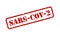 SARS-COV-2 SARS COV 2 Rubber Stamp Vector