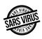 Sars Virus rubber stamp