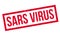 Sars Virus rubber stamp