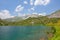 Sary-Chelek Lake and mountains