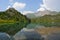 Sary-Chelek lake and mountains