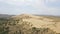 Sarykum is the largest sand dune in Europe. Dagestan nature reserve. Drone view