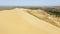 Sarykum is the largest sand dune in Europe. Dagestan nature reserve. Drone view