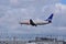 SAS AIRBUS FLIGHT LANDING IN COPENHAGEN INT.AIRPORT