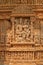 Sas Bahu temple in the Eklingji Hindu temple complex, close-up of sculptures, Nagda, Udaipur, Rajasthan, India