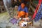 Sasak tribes lady weaving at Sade - Traditional Lombok old village