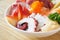 Sashimi Rice Bowl Chirashi Don Japanese food