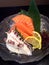 Sashimi Salmon and octopus