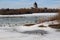 Saskatchewan legislature building late winter birds