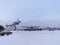 SASOVO, RUSSIA - FEBRUARY 09, 2018: Airplane yak-18 on a pedestal at the airport on February 09, 2018 in Moscow, Russia