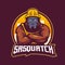 Sasquatch mascot logo