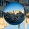 The Sassi di Matera enclose d in a Cristal Sphere