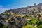 Sassi di Matera, landscape view on italian ancient cave town