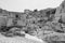 Sassi di Matera, street staircases in italian ancient cave town