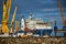 Sassnitz-Mukran, MV / Germany - 09-06-2020: ussion laying ship