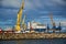 Sassnitz-Mukran, MV / Germany - 09-06-2020: ussion laying ship