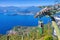 Sasso del Ferro ropeway on lake Lago Maggiore