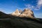 Sasso Lungo, Cinquedita and Sasso Levante mountains as seen from