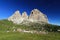 Sassolungo - Langkofel mount from Sella pass