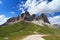 Sassolungo mount from Fassa valley