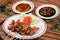 Sate Kambing or Goat Satay is indonesian traditional food