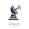 satellite connection icon in trendy design style. satellite connection icon isolated on white background. satellite connection