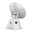 Satellite Dish Antenna Isolated