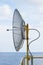 Satellite dish for communication in offshore, A radio telescope is a form of directional radio antenna used in radio astronomy.