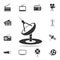 satellite dish icon. Detailed set icons of Media element icon. Premium quality graphic design. One of the collection icons for web