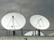 Satellite dishes on the flat roof