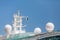 Satellite Equipment on Cruise Ship Under Italian Flag