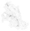 Satellite map of Province of Perugia, towns and roads, buildings and connecting roads of surrounding areas. Umbria region, Italy.