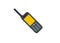 Satellite phone. Simple flat illustration.