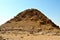 The satellite pyramid located 55 meters south to the bent pyramid of king Sneferu, 26 meters in height and 52.80 meters in length